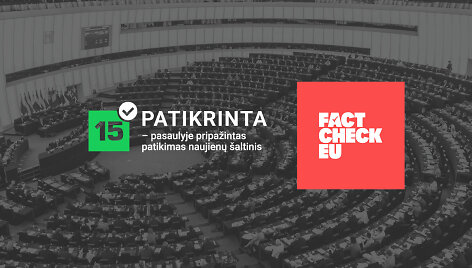  Europos faktų tikrintojai susivienijo prie&scaron; EP rinkimus &ndash; 15min vienintelis &bdquo;FactCheckEU&ldquo; partneris regione