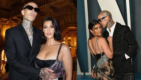Kourtney Kardashian ir Travisas Barkeris / &bdquo;Scanpix&ldquo; nuotr.