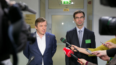 Ramūnas Karbauskis ir Justinas Iva&scaron;ka