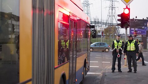 Policijos akcija Vilniuje