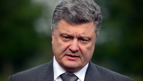 Ukrainos vadovas Petro Poro&scaron;enka 