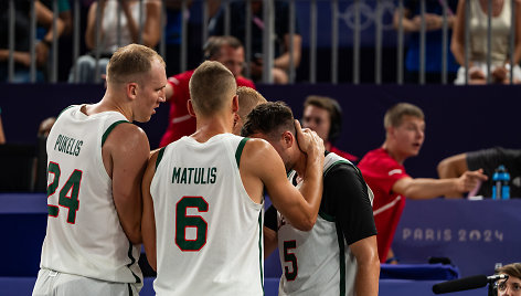 Paryžiaus olimpinių žaidynių 3x3 krepšinio rungtynės: Lietuva – Prancūzija