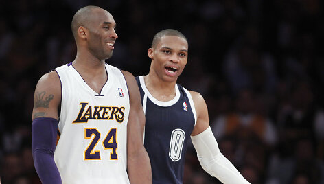 Kobe Bryantas ir Russellas Westbrookas
