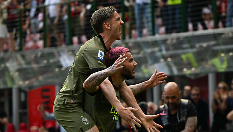 &bdquo;Milan&ldquo; &scaron;įkart rungtyniavo chaki spalvos apranga.