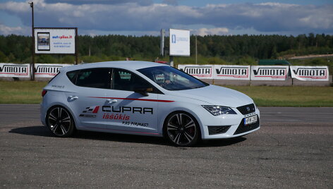 &bdquo;SEAT Leon Cupra 280&ldquo; bandymas &bdquo;Nemuno žiedo&ldquo; trasoje