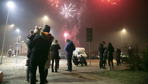 Naujųjų sutiktuvės sostinės rajone Pilaitė