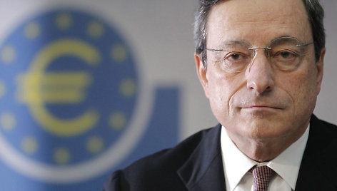 ECB vadovas Mario Draghis