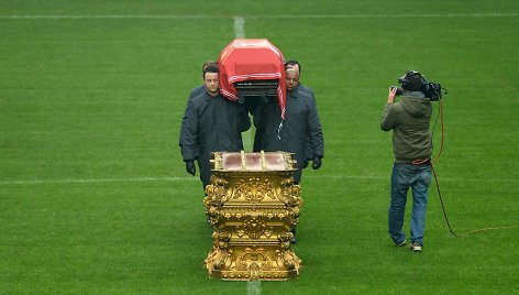 Eusebio karstas „Benfica“ stadione