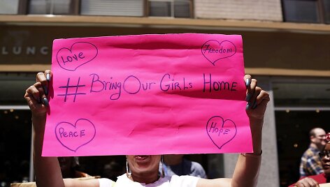 Protestas prie&scaron; "Boko Haram"