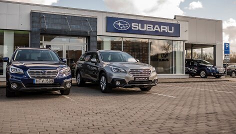 Naujasis &bdquo;Subaru&ldquo; salonas Klaipėdoje