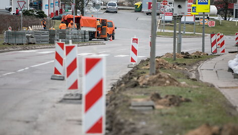Gatvių remontas Vilniuje