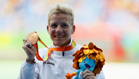 Marieke Vervoort Rio de Žaneire paralimpinėse žaidynėse laimėjo prizinę vietą.