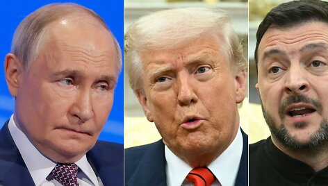 Vladimiras Putinas, Donaldas Trumpas, Volodymyras Zelenskis