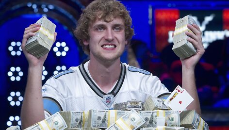 Ryanas Riessas tapo pasaulio pokerio čempionu