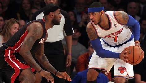 LeBronas Jamesas ir Carmelo Anthony