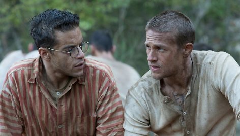 Rami Malekas ir Charlie Hunnamas filme „Drugelis“