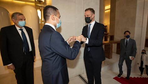 Gabrielius Landsbergis ir Luigi Di Maio