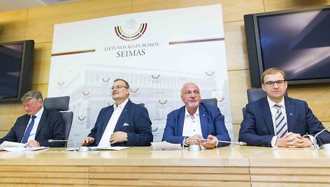 Artūras Paulauskas, Kęstutis Dauk&scaron;ys, Valentinas Mazuronis ir Vytautas Gap&scaron;ys
