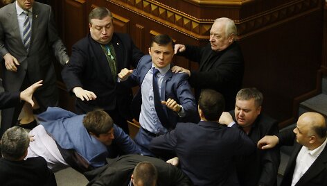 Mu&scaron;tynės Ukrainos Auk&scaron;čiausioje Radoje