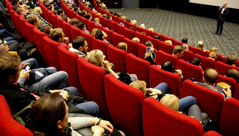 Vilniaus kino teatre pradedamos rodyti Kanų liūtų reklamos 