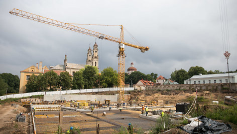 „Misionierių sodų“ projekto statybos