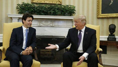 Justinas Trudeau ir Donaldas Trumpas