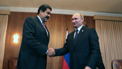 Nicolas Maduro ir Vladimiras Putinas