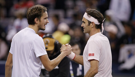 Daniilas Medvedevas ir Rogeris Federeris