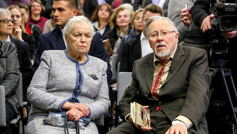 Profesorius Vytautas Landsbergis ir Gražina Ručytė - Landsbergienė