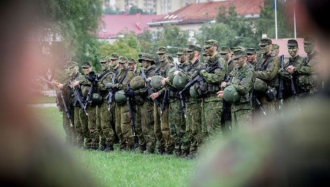 Lietuvos karo akademijos kariūnų baigiamojo žygio ceremonija