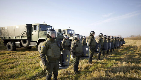 Ukrainos pareigūnai pasienyje su Baltarusija