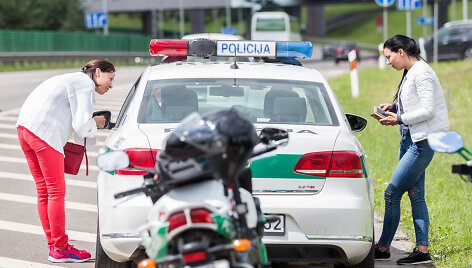 Kelių policijos reidas, nukreiptas prie&scaron; greičio mėgėjus