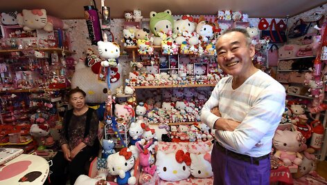 Į pensiją i&scaron;ėjusiam policininkui Japonijoje priklauso didžiausia &bdquo;Hello Kitty&ldquo; daiktų kolekcija pasaulyje