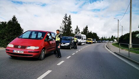 Reido metu Kauno policija pričiupo keletą girtų vairuotojų