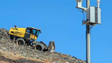 Kazoki&scaron;kių sąvartynas ir oro tar&scaron;os matavimai jame
