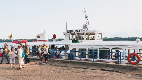 Kelionės laivu po Kauno regioną &scaron;iemet buvo labai populiarios