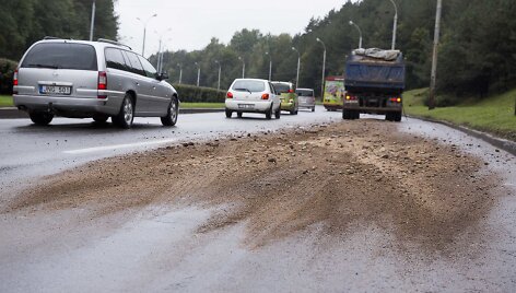 Eismo incidentas trečiadienį Vilniuje, T.Narbuto g. įkalnėje