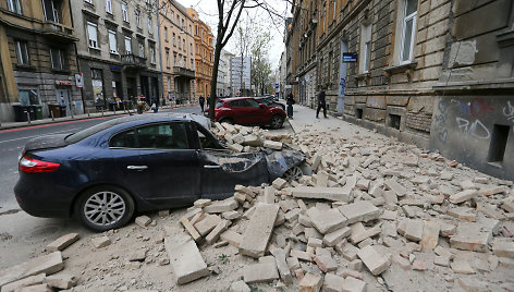 Žemės drebėjimo padariniai Zagrebe