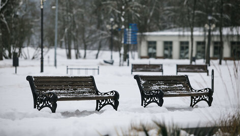 Bir&scaron;tonas žiemą