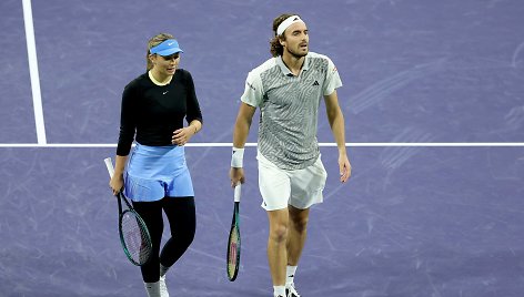 Paula Badosa ir Stefanos Tsitsipas