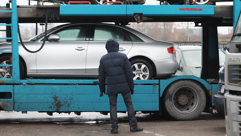 Panevėžio automobilių turguje