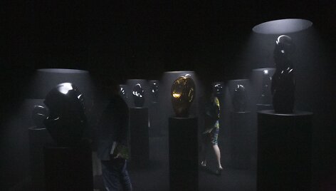 Dusetų dailės galerijos stendas meno mugėje ArtVil_nius'17. 