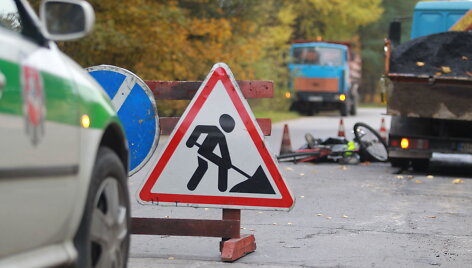 Įvykio vietoje Vaidotuose