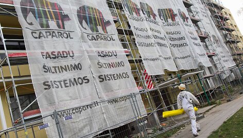 Renovuojamas Gerosios Vilties g. 18 namas