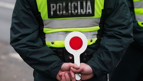 Vilniaus policija gaudė A juostą užimančius automobilių vairuotojus