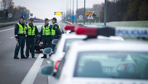 Vilniaus kelių policijos reidas