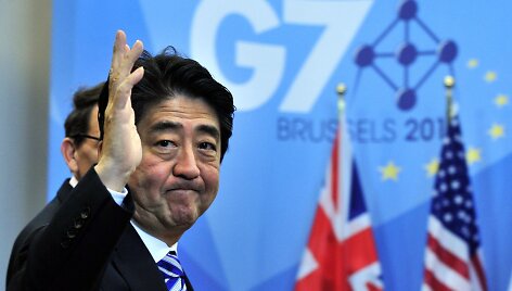 Japonijos ministras pirmininkas Shinzo Abe
