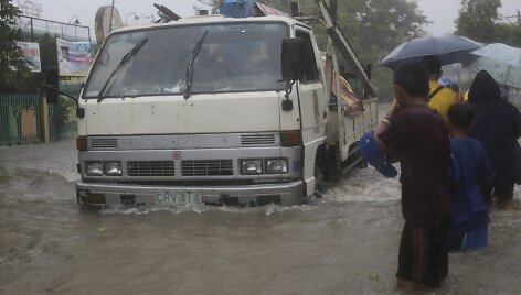 Taifūnas Hagupit pasiekė Filipinus 