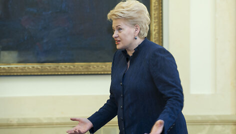 Dalia Grybauskaitė susitiko su ministerijų atstovais