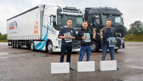 Visas tris prizines &bdquo;Student&rsquo;s Fuel Challenge&ldquo; varžybų vietas pelnė Alytaus profesinio rengimo centro studentai Mindaugas Karitonas, Ernestas Stravinskas ir Edgaras Jaciunskas